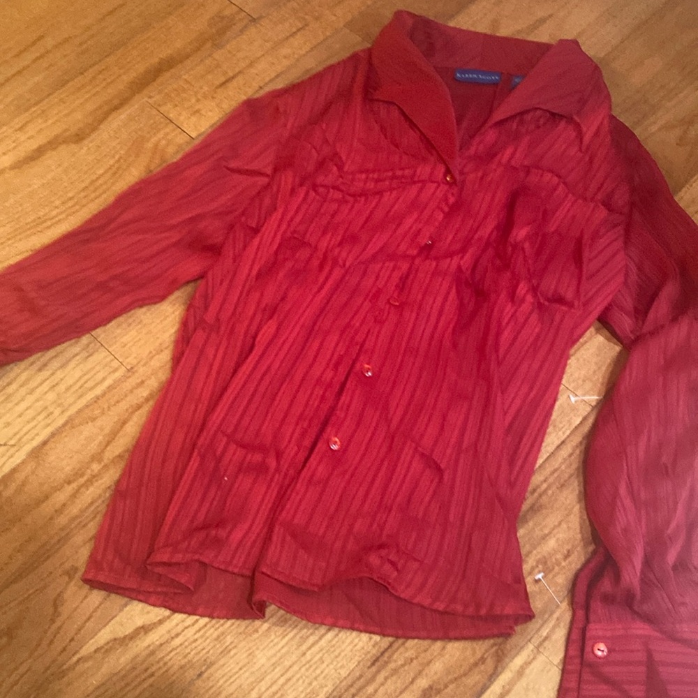 large womens longsleeve top Karen scott